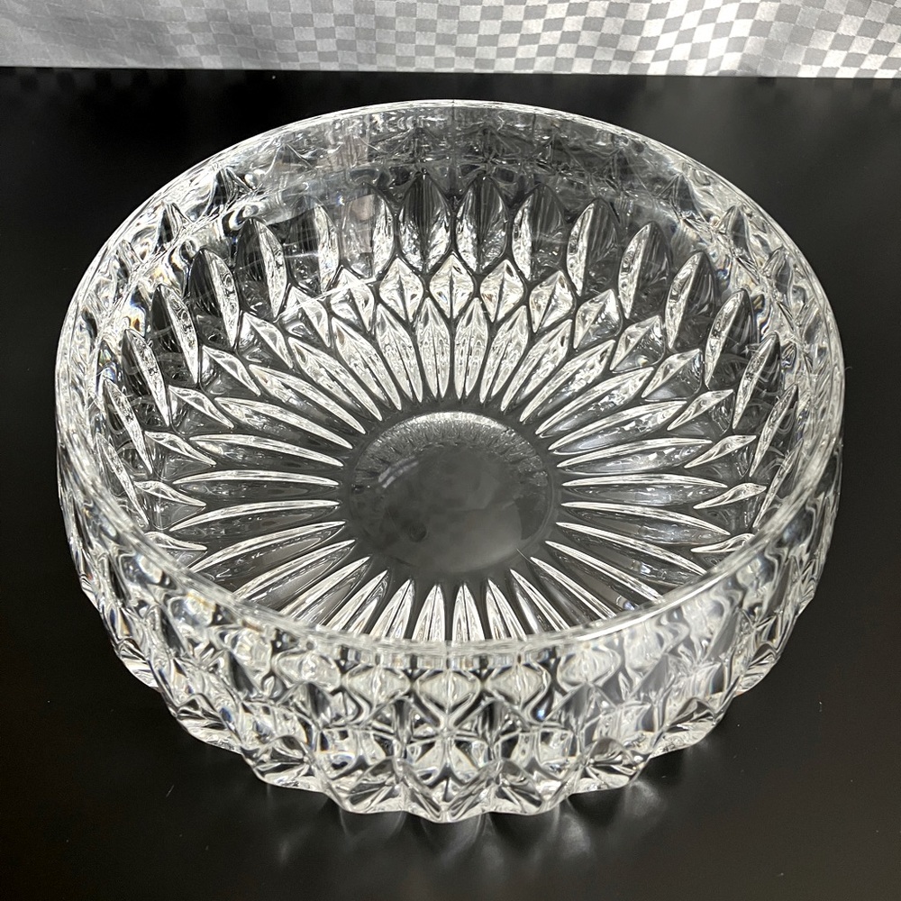 Gorham Althea Cut Crystal Large Round Serving Bowl